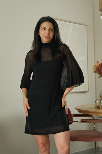 Winnie Mesh Dress + Kim Mini Dress