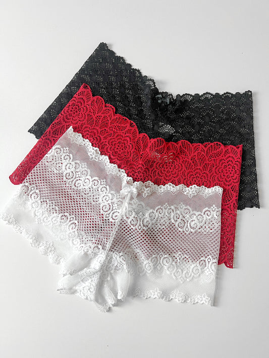 3 Pack Lace Panty