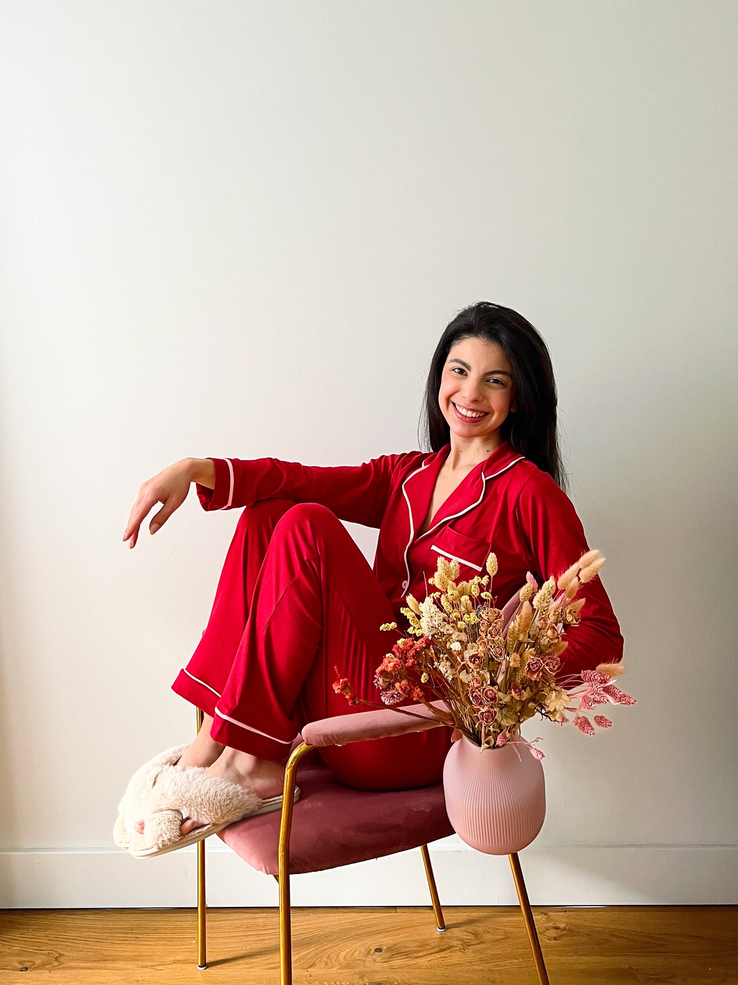 Red long sleeve Pajama