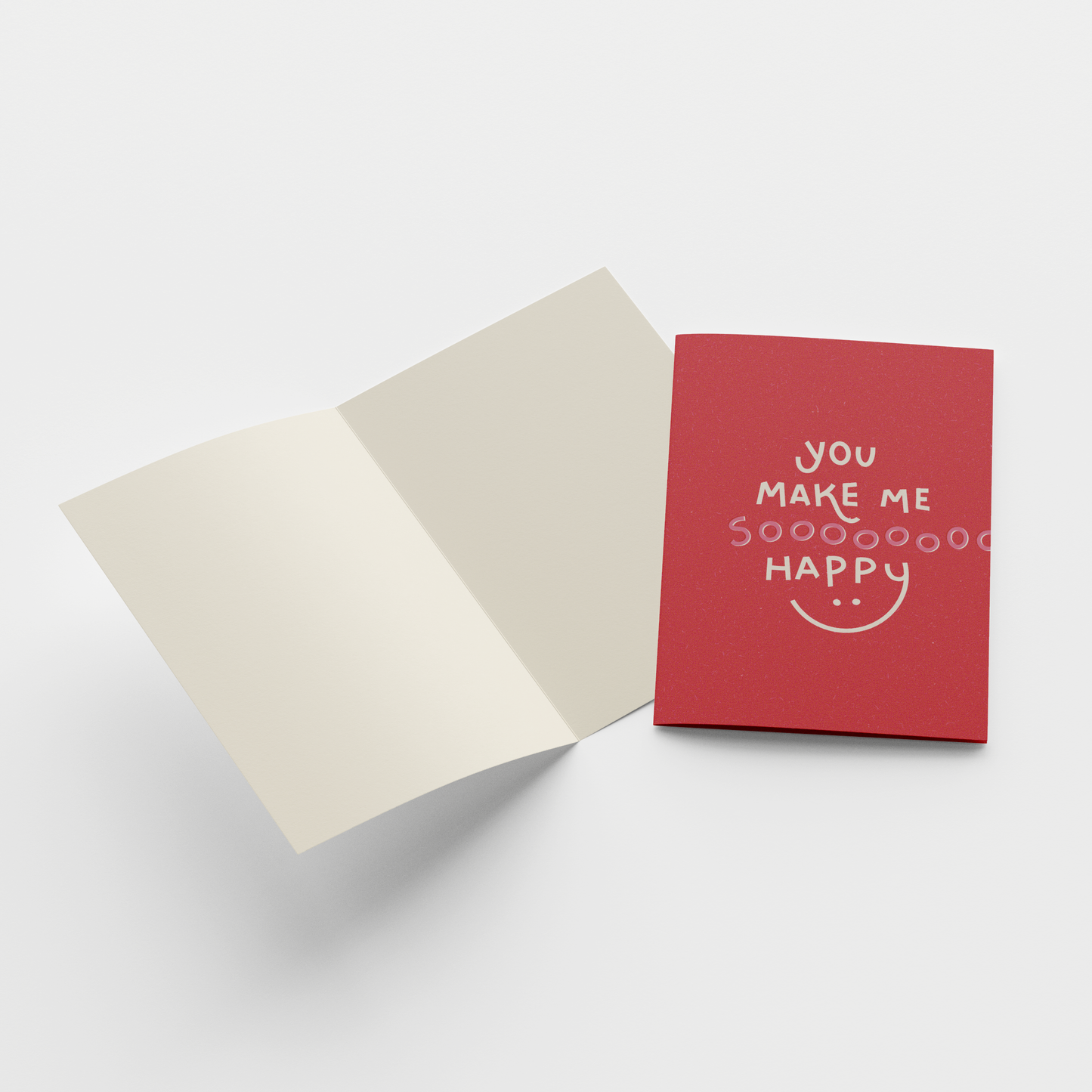 You make me so happy | Mini Greeting Card