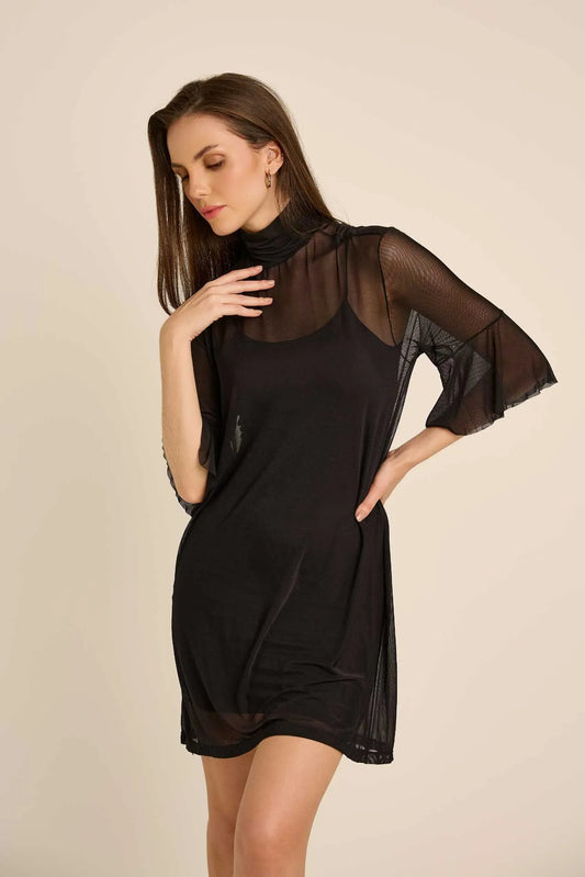 Winnie Mesh Dress + Kim Mini Dress