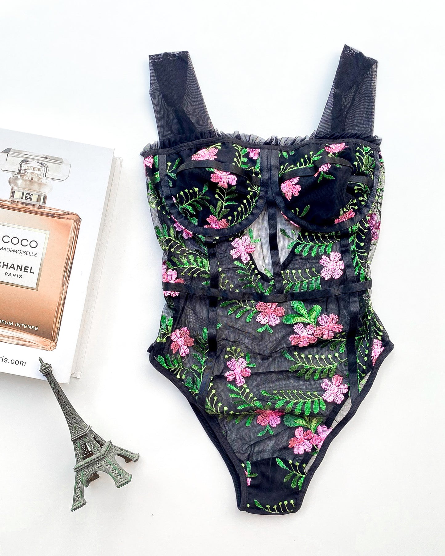 Body Bordado - Rosa