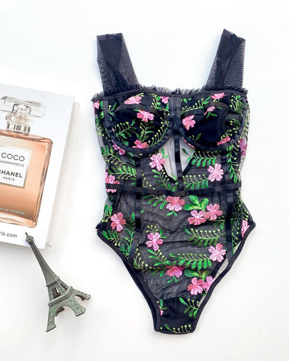 Body Bordado - Rosa