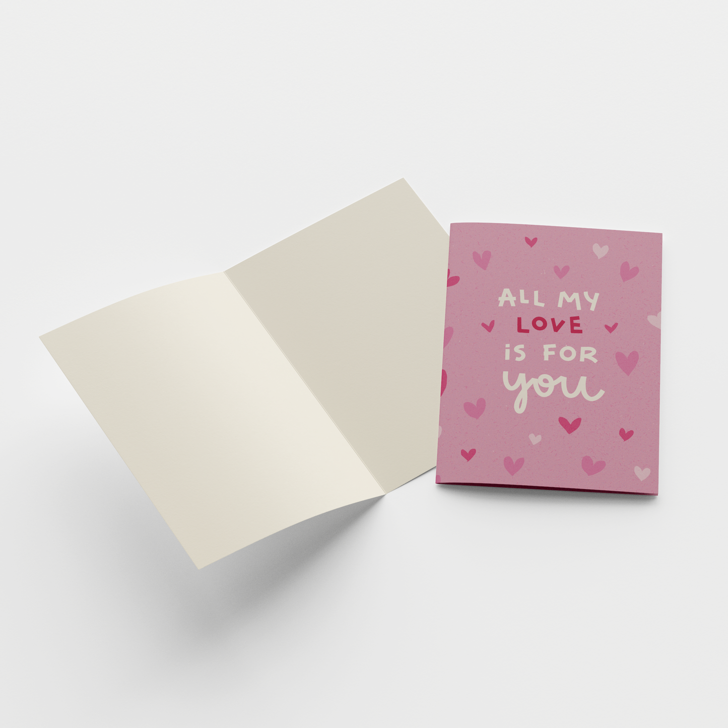 All my love is for you | Mini Greeting Card