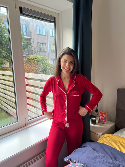 Red long sleeve Pajama