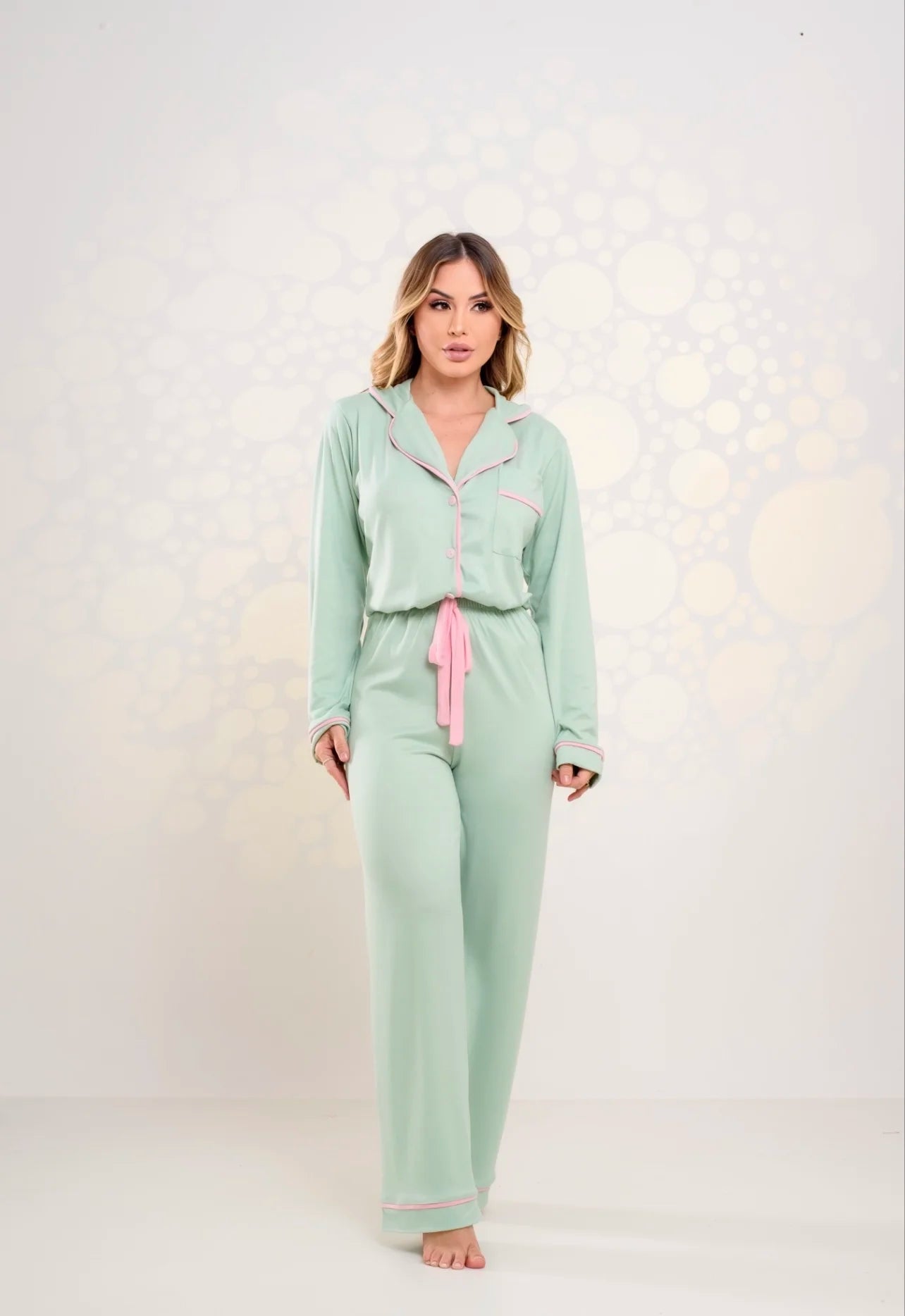 Baby Green long sleeve Pajama