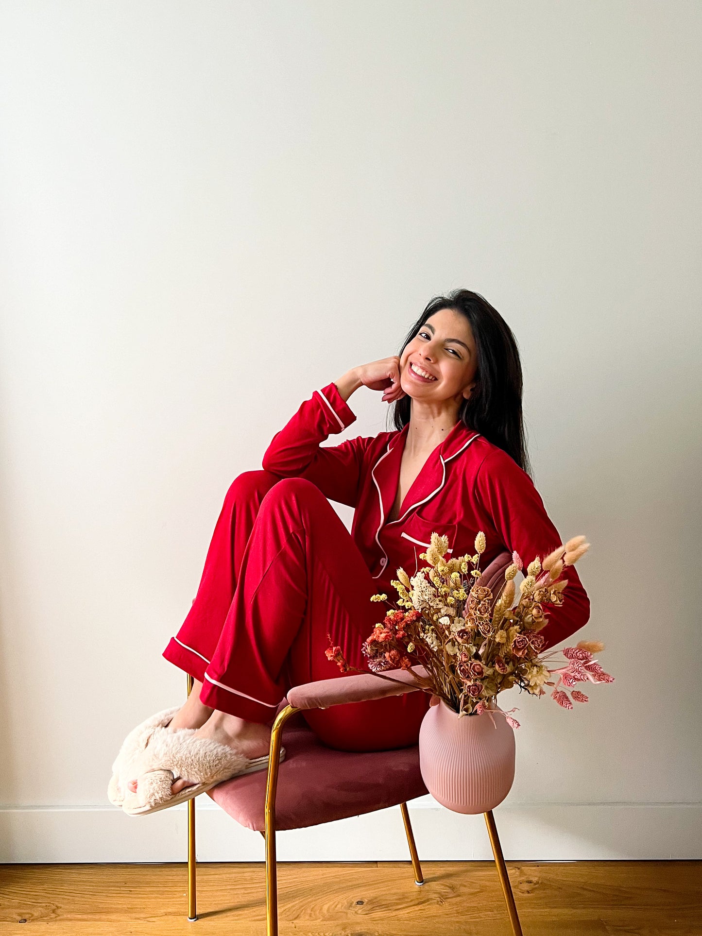 Red long sleeve Pajama