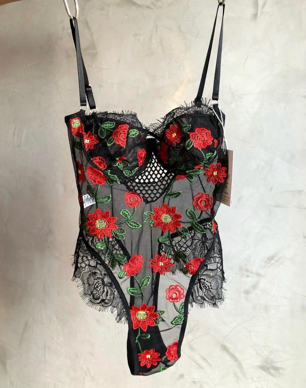 Body Bordado - Vermelho